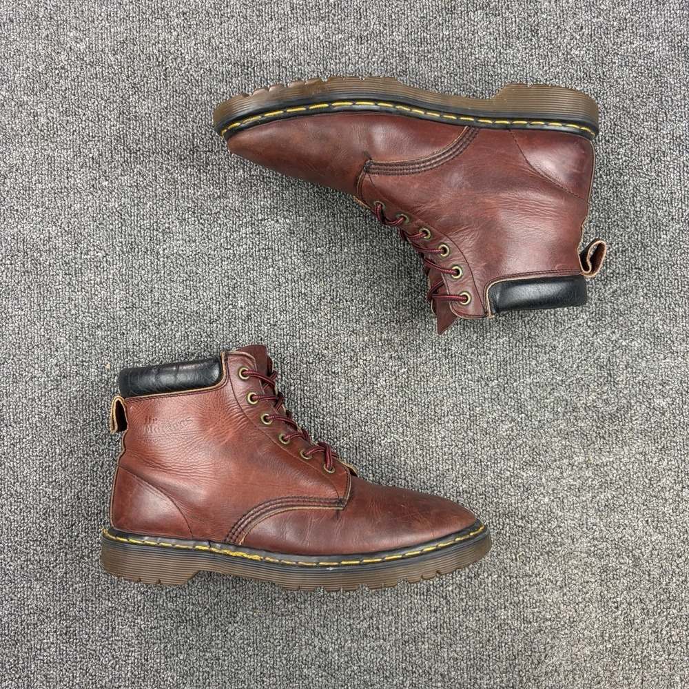 Vintage Dr Martens 939 Ben Boot Made In England Oxblood Leather Mens US 10 UK 9